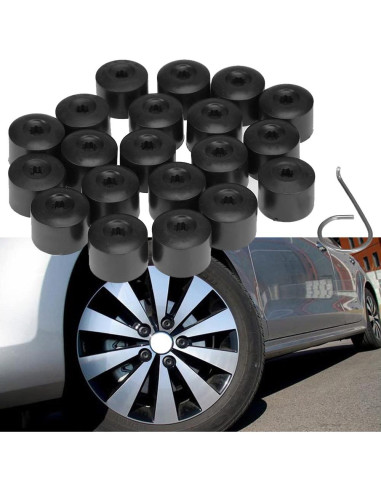 Juego de 20 Cubiertas de Tuerca de Rueda Saihisday con Herramienta