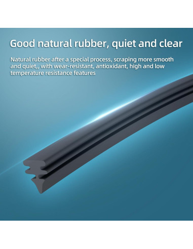 Juego de Limpiaparabrisas DECARTON para Hyundai Kona 2018-2023