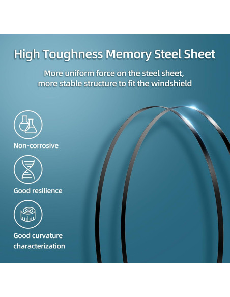 Juego de Limpiaparabrisas DECARTON para Hyundai Kona 2018-2023