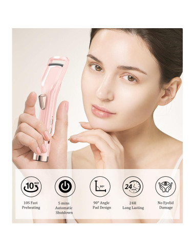 Rizador de Pestañas Eléctrico Acavado - Calentamiento 10s