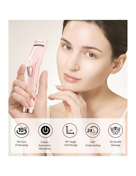 Rizador de Pestañas Eléctrico Acavado - Calentamiento 10s