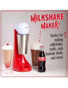 Batidora de Malteadas Nostalgia Coca-Cola 100W 0.47L Roja 2