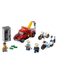 LEGO City Camión de Remolque Policía 60137 144 Piezas