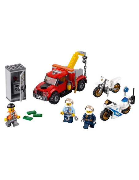 LEGO City Camión de Remolque Policía 60137 144 Piezas
