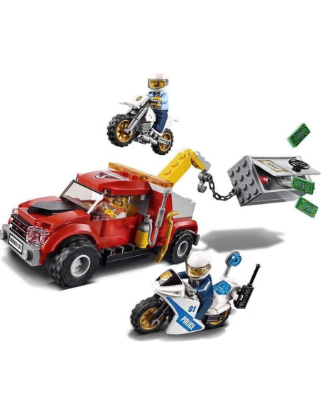 LEGO City Camión de Remolque Policía 60137 144 Piezas