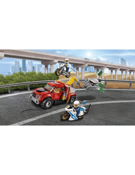 LEGO City Camión de Remolque Policía 60137 144 Piezas