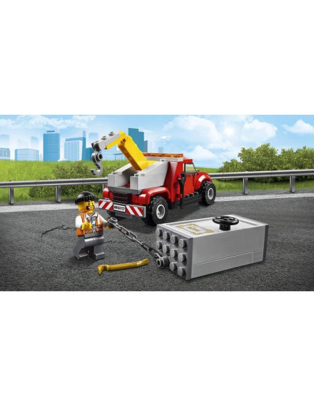 LEGO City Camión de Remolque Policía 60137 144 Piezas