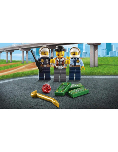 LEGO City Camión de Remolque Policía 60137 144 Piezas
