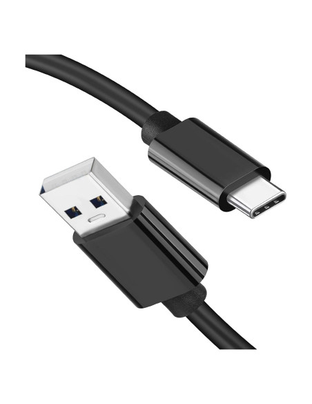 Cable de carga USB C 1.5m para ventiladores JISULIFE y más