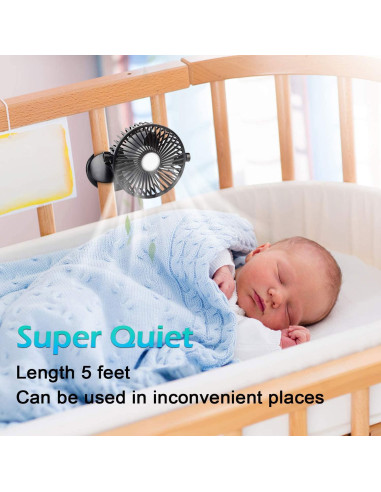 Cable de carga USB C 1.5m para ventiladores JISULIFE y más