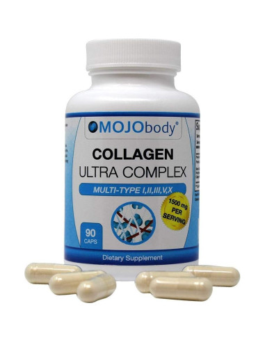 Cápsulas de Colágeno Múltiple MOJObody 1800mg 90 Cápsulas