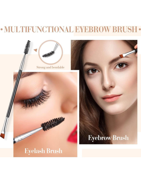 Rizador de Pestañas Perthlin con Kit de Cepillos y Peines