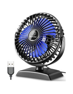 Ventilador de Escritorio JZCreater Mini USB 3 Velocidades Silencioso