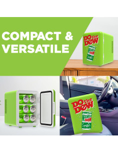 Mini Refrigerador Portátil Curtis MIS151MD 4L Blanco/Verde 2