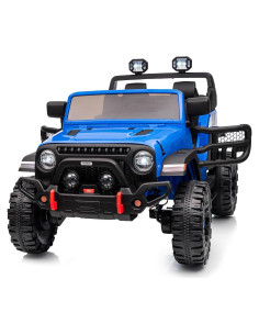 Camión Eléctrico 12V Outfunny para 2 Niños - Azul