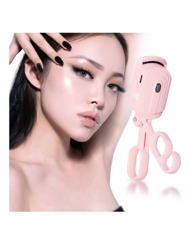 Rizador de Pestañas Calentado JINCUIY Rosa 3 Temperaturas