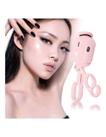 Rizador de Pestañas Calentado JINCUIY Rosa 3 Temperaturas