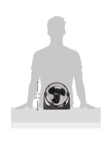 Ventilador de Escritorio BLACK+DECKER BFTU107 3 Velocidades