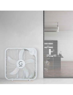 Ventilador de caja Genesis 50,8 cm 3 velocidades blanco G20BOX-WHT 2