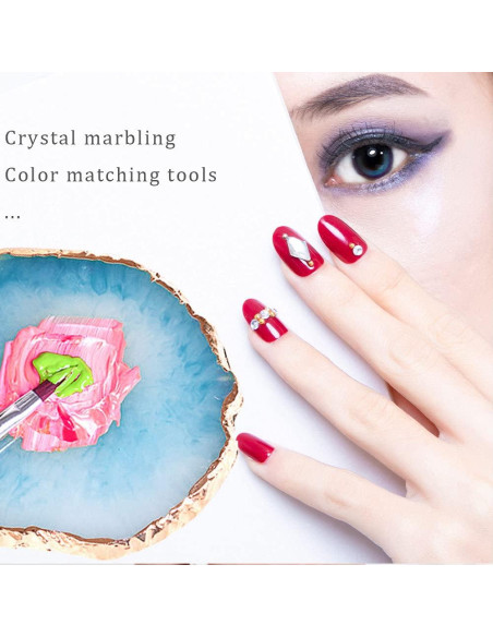 Paleta de Uñas de Resina SUMAJU - 2 Piezas 10x9cm