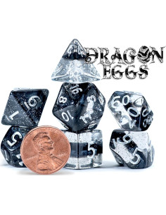 Dados RPG Miniatura Gate Keeper - Huevos de Dragón - 7 pcs 2