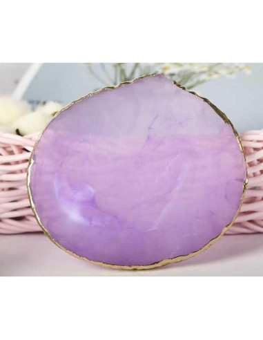 Paleta de Resina para Uñas Beautifultracy 2 Pcs Gris y Púrpura