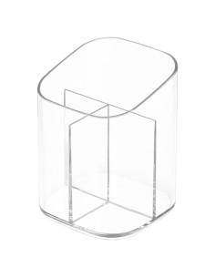 Soporte para lápices y bolígrafos Newkita acrílico transparente 3 ranuras