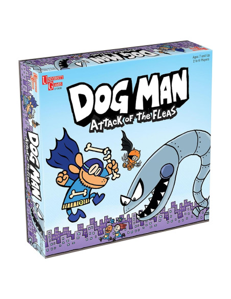 Juego de Mesa Dog Man Ataque de las Pulgas University Games