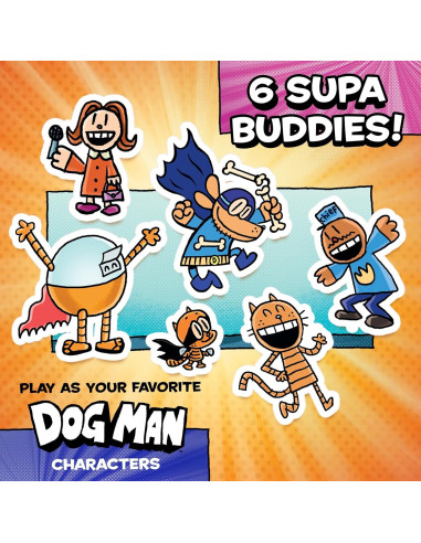 Juego de Mesa Dog Man Ataque de las Pulgas University Games