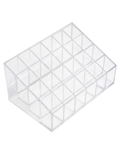 Organizador de Maquillaje Super Z Outlet Transparente 24 Compartimentos