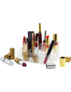 Organizador de Maquillaje Super Z Outlet Transparente 24 Compartimentos 2