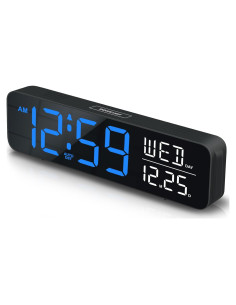 Reloj Despertador Digital Peakeep MHP6060 con USB y Alarma