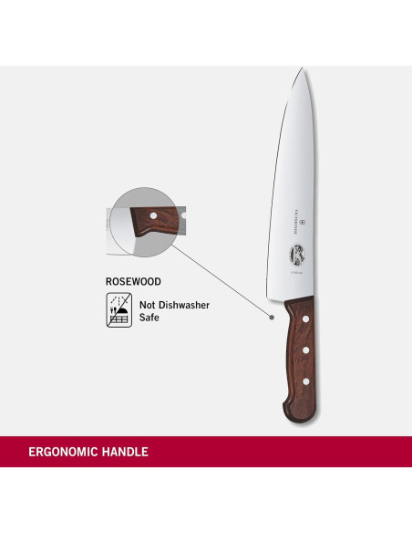 Cuchillo Chef Victorinox 25.4 cm Acero Inoxidable Madera