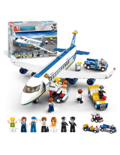 Juego de Construcción Aeropuerto Sluban 00872 7 Minifiguras