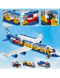 Juego de Construcción Aeropuerto Sluban 00872 7 Minifiguras 2