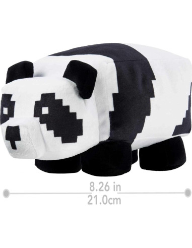 Muñeco de peluche panda Minecraft Mattel 20 cm suave
