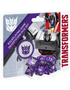 Conjunto de Dados Decepticon Transformers - 8 Piezas - Estudio de Juegos Renegado 2