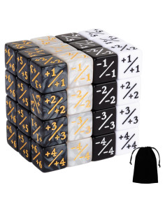 Juego de Dados Contadores LAMJAM 48 Piezas 16mm MTG