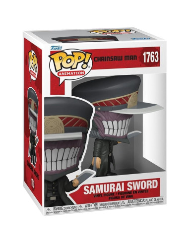 Figura POP Funko Chainsaw Man Espada Samurai 9.53 cm