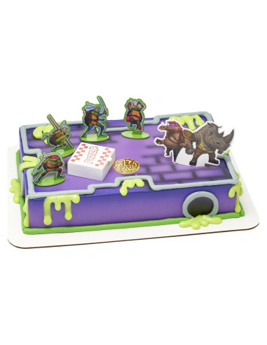 Adorno de Pastel DecoSet Tortugas Ninja 6 Piezas