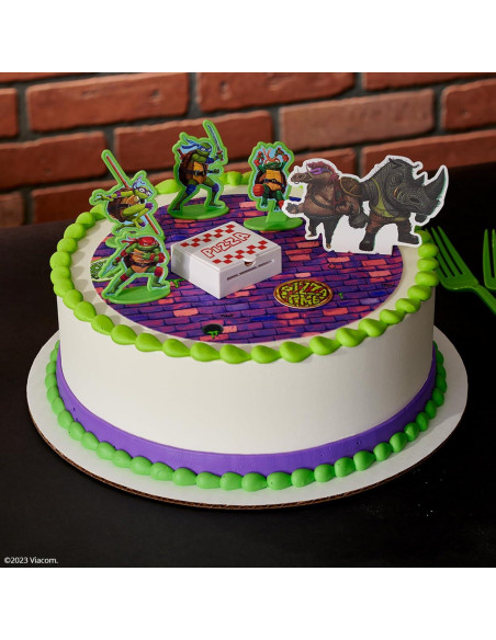 Adorno de Pastel DecoSet Tortugas Ninja 6 Piezas