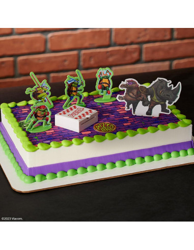 Adorno de Pastel DecoSet Tortugas Ninja 6 Piezas