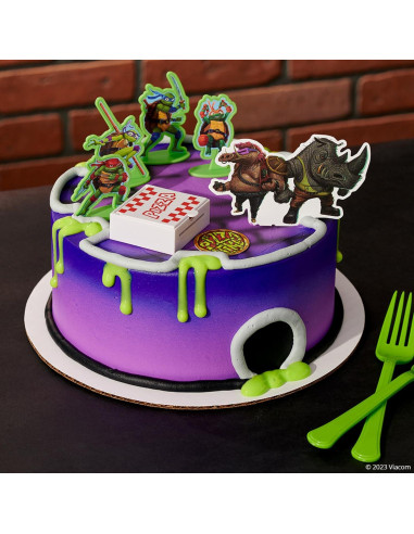 Adorno de Pastel DecoSet Tortugas Ninja 6 Piezas