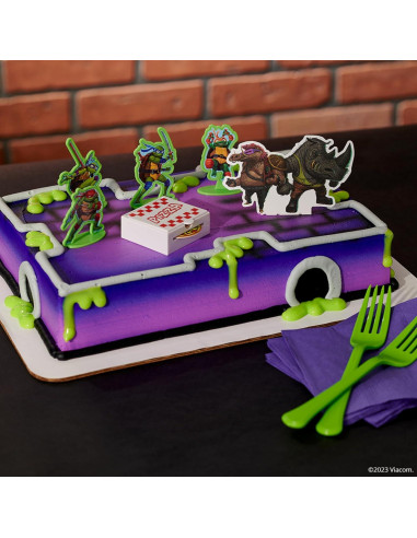 Adorno de Pastel DecoSet Tortugas Ninja 6 Piezas