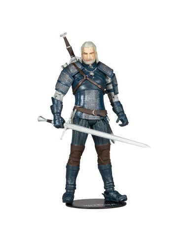Figura de Acción McFarlane Toys Geralt de Rivia 7" Armadura Víbora