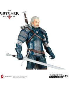 Figura de Acción McFarlane Toys Geralt de Rivia 7" Armadura Víbora 2