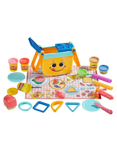 Juego de Picnic Play-Doh Hasbro 12 Herramientas 6 Colores