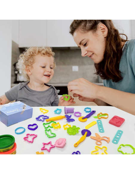 Set de Herramientas de Masa Jaeespon para Niños 3+