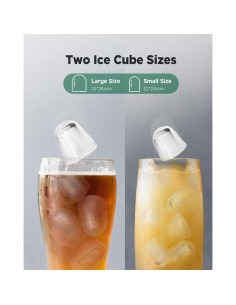 Máquina de Hielo Silonn SLIM09T-1 Portátil Acero Inoxidable 2