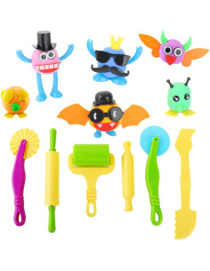 Juego de Herramientas de Arcilla Inxens 43 Pzs para Niños 2-4 Años 2